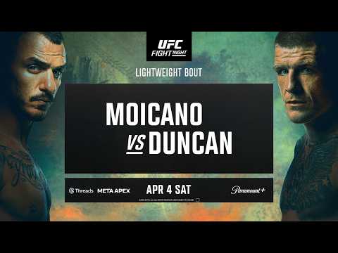 UFC VEGAS 115 LIVE MOICANO VS DUNCAN LIVESTREAM & FULL FIGHT NIGHT COMPANION
