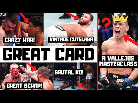 UFC Vegas 114 Event Recap Emmett vs Vallejos Full Card Reaction & Breakdown