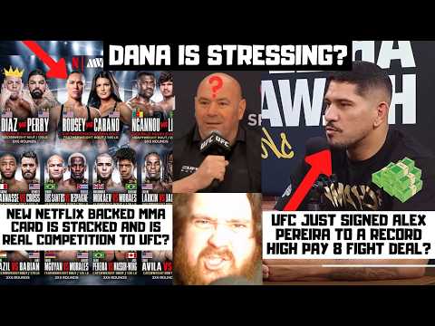 Dana White Should FEAR The Upcoming Netflix MMA Card? UFC Scrambles To Keep Pereira? My Reaction