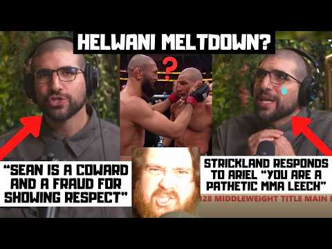 Ariel Helwani Has A MELTDOWN? About Chimaev & Strickland SHOWING RESPECT? Strickland RESPONDS?