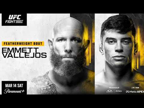UFC VEGAS 114 LIVE EMMETT VS VALLEJOS LIVESTREAM & FULL FIGHT NIGHT COMPANION