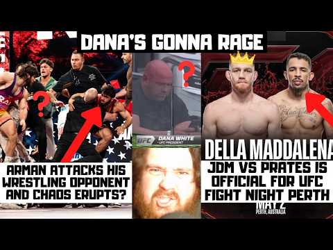 Arman Tsarukyan ATTACKS Opponent In Wrestling Match? Della Maddalena vs Prates? My Reaction