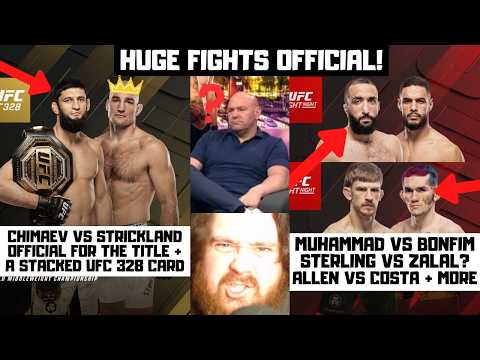 CHIMAEV VS STRICKLAND OFFICIAL! Dana White's HUGE Fights? Allen vs Costa? UFC 328? My Reaction